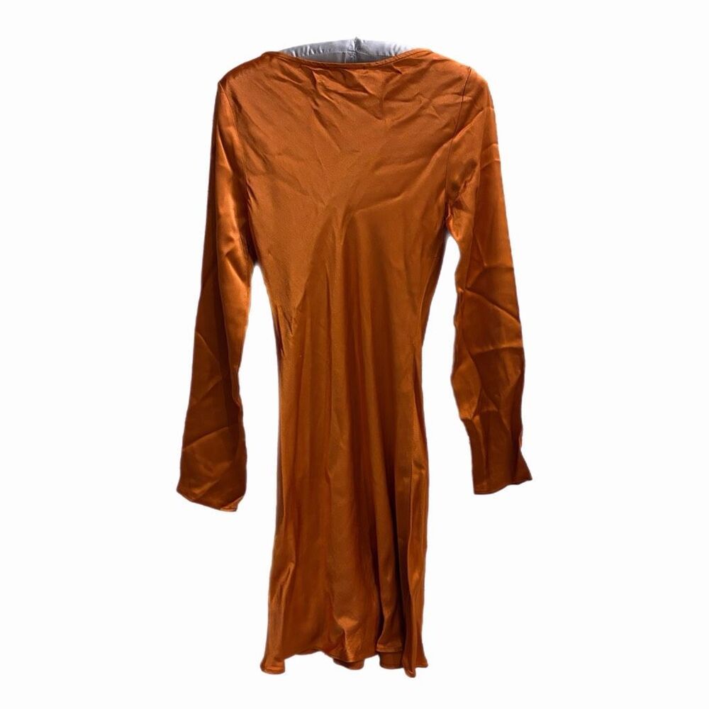 Dissh Charli Orange slip mini dress - Picture 3 of 5